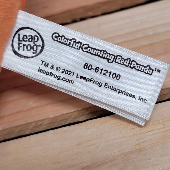 Leapfrog Colorful Counting Red Panda 8" Singing & Talking Educational Plush - Picture 9 of 11